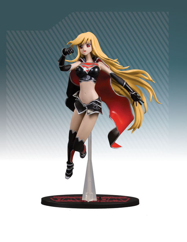 AME-COMI HEROINE SERIES: SUPERGIRL (V.1) BLACK SUIT VARIANT PVC FIGURE