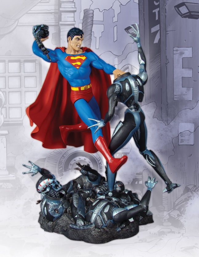 SUPERMAN VS. BRAINIAC STATUE