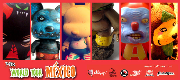 Toy2R Mini Qee World Tour: Mexico