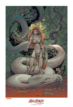 red sonja lithograph