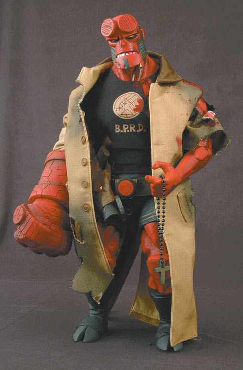 18-inch Battle-Damaged Comic Hellboy Action Figure
