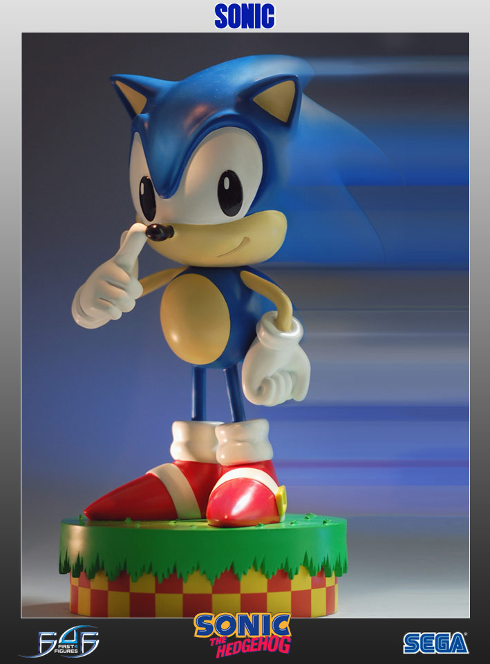 sonic the hedgehog statue