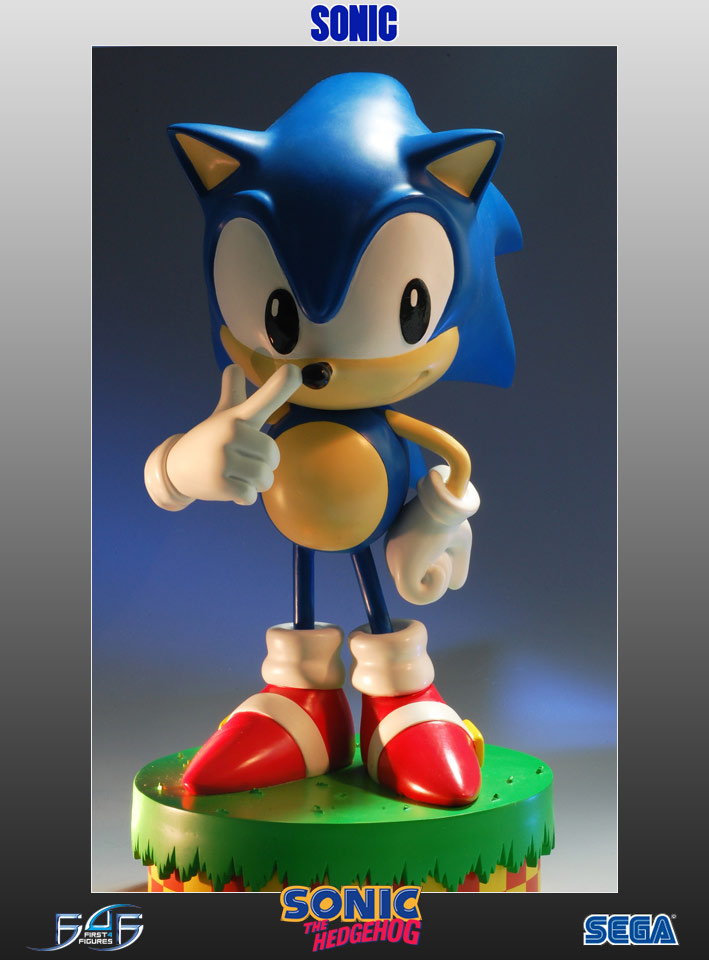 sonic the hedgehog statue