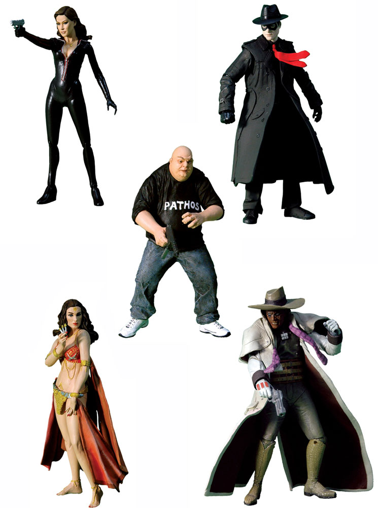 The Spirit Series 1 Action Figures