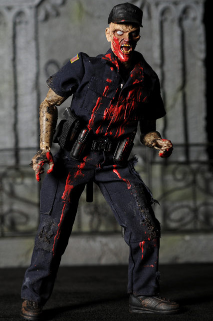 zombie cop action figure