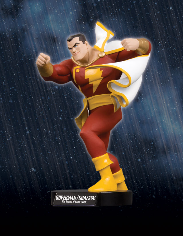 DC SHOWCASE SUPERMAN/SHAZAM: THE RETURN OF BLACK ADAM DVD SHAZAM! MAQUETTE