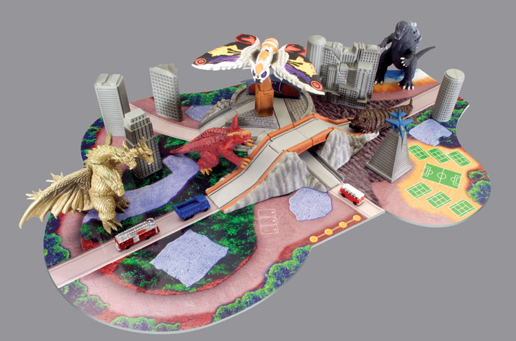 godzilla adventure playset