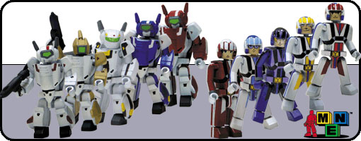 robotech i-men mini-figures