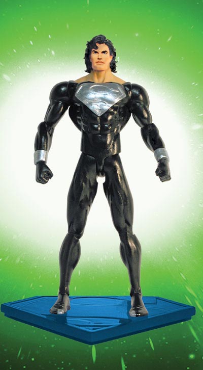 RETURN OF SUPERMAN: BLACK-SUITED SUPERMAN ACTION FIGURE