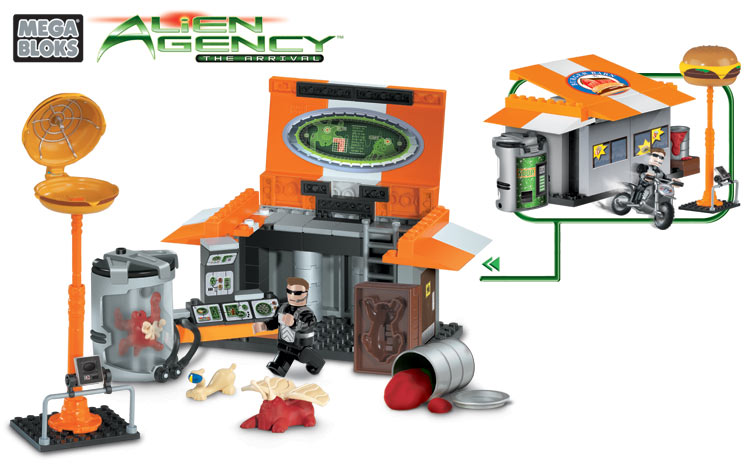 Alien Agency Burger Barn Mega Bloks September 2003