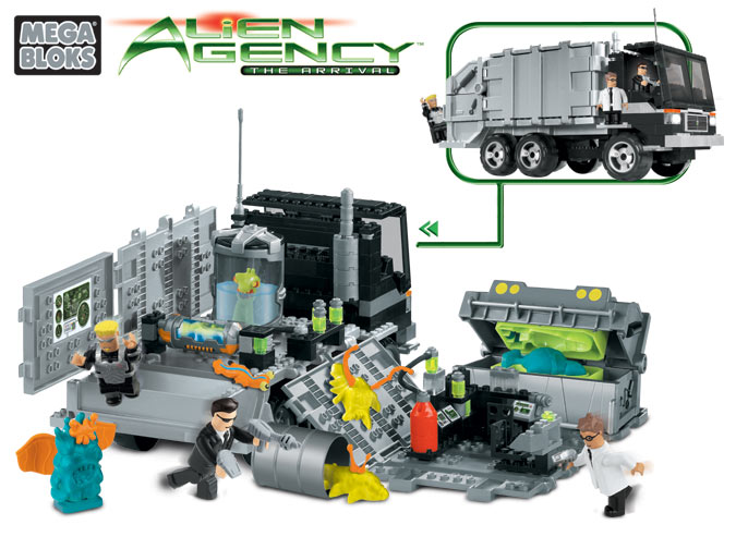 Alien Agency Mobile Recovery Unit Mega Bloks September 2003