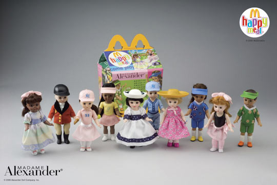 Details about   McDONALD’S 2001 MADAME ALEXANDER DOLLS COMPLETE SET of 6 NEW In Package 
