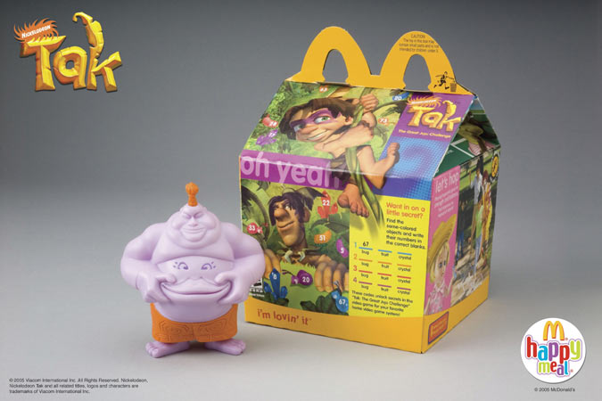 Tak: The Great Juju Challenge Action Figures at McDonald's