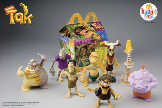 tak action figures at mcdonalds