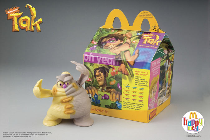 Tak: The Great Juju Challenge Action Figures at McDonald's