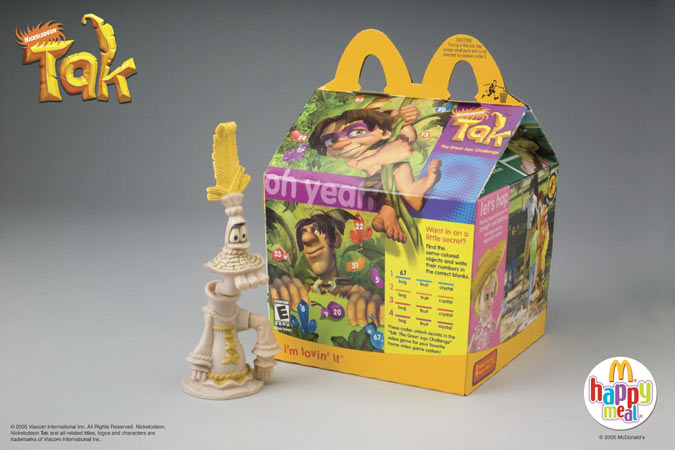 Tak: The Great Juju Challenge Action Figures at McDonald's