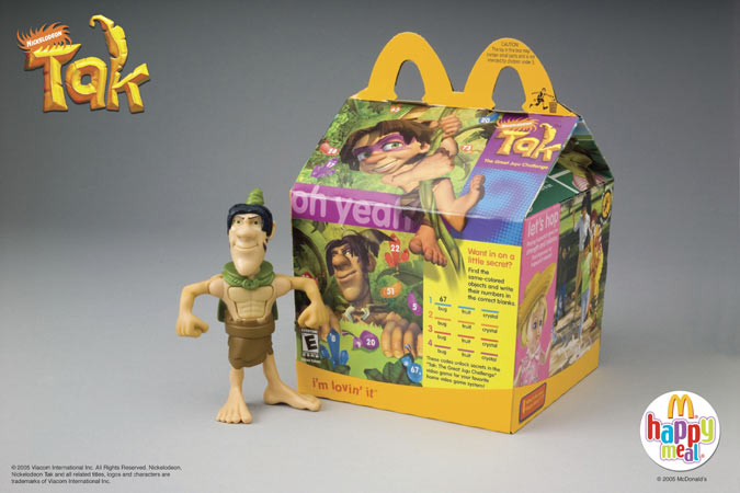 Tak: The Great Juju Challenge Action Figures at McDonald's