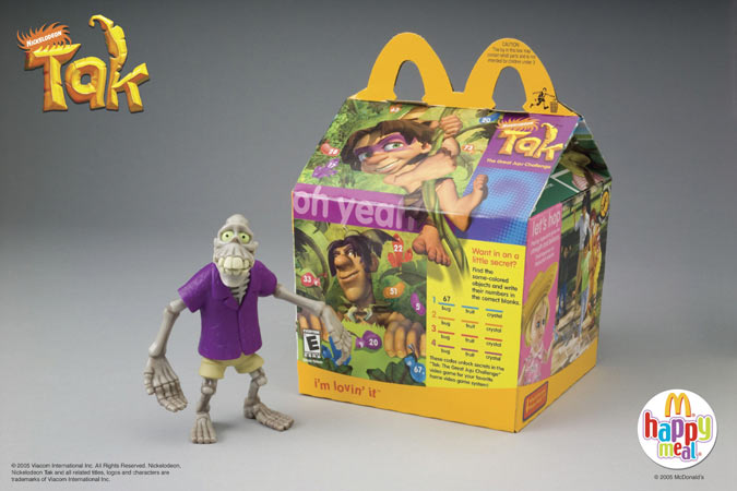 Tak: The Great Juju Challenge Action Figures at McDonald's