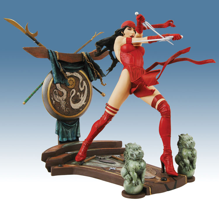 Marvel Milestones: Elektra Statue