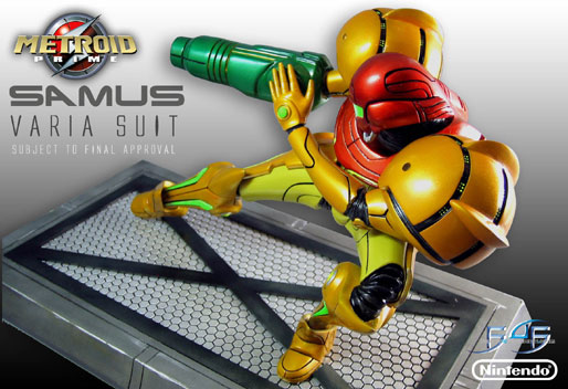 metroid prime statue