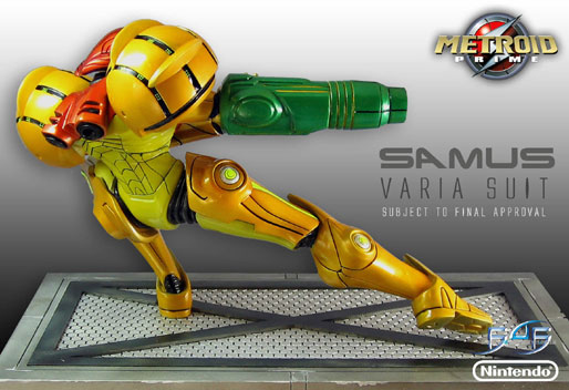 metroid prime statue