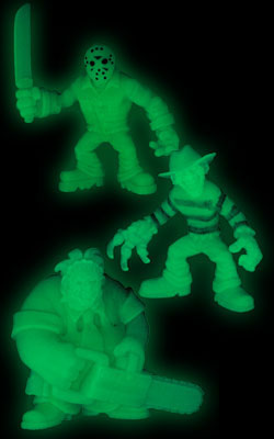 Cinema Of Fear Tiny Terrors Limited Edition Glow In The Dark Variant Set