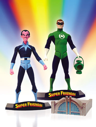 SUPER FRIENDS: GREEN LANTERN AND SINESTRO DELUXE ACTION FIGURE SET