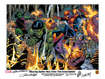 Spider-Man: Enter the Green Goblin lithograph