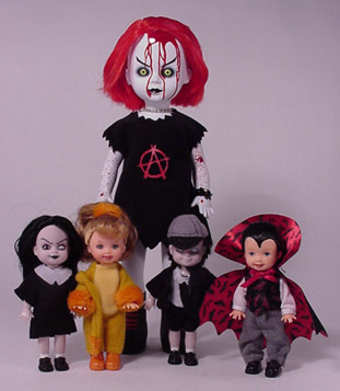 living dead doll size comparison