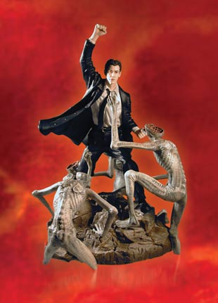 CONSTANTINE MOVIE STATUE: KEANU REEVES AS CONSTANTINE