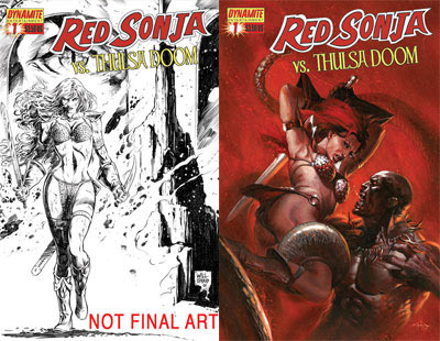 red sonja comic book