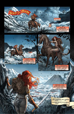 red sonja comic book