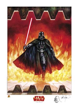 star wars lithograph