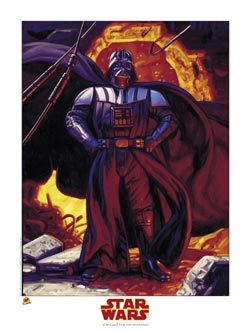 star wars lithograph