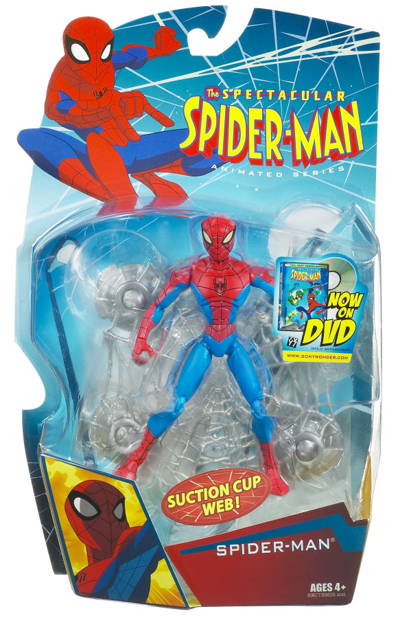 animated spider-man action figures