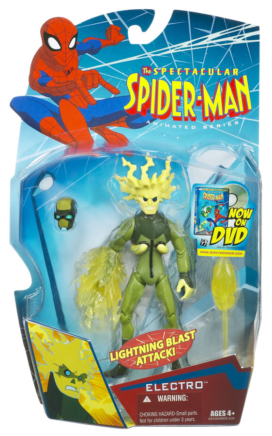 animated spider-man action figures