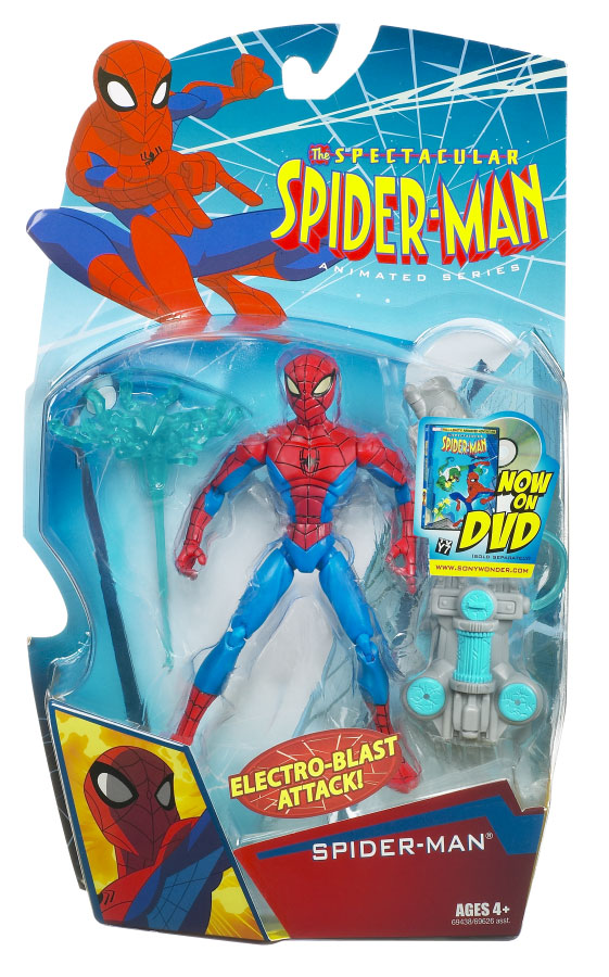 animated spider-man action figures