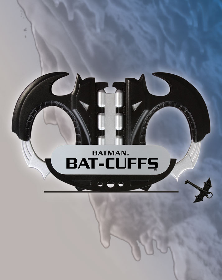 JLA TROPHY ROOM: BAT-CUFFS PROP REPLICA