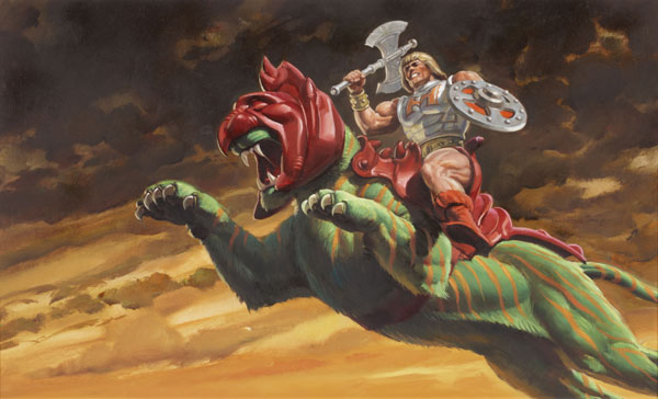 Vintage MOTU Artwork in 2009 Dream Halloween Art Auction