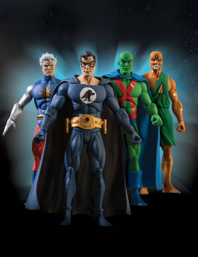 HISTORY OF THE DC UNIVERSE SERIES 4 ACTION FIGURES