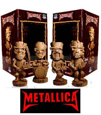 metallica tiki bobbleheads