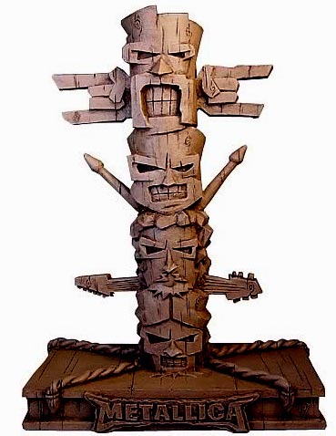 metallica tiki totem pole