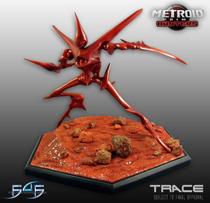 Metroid Prime Hunters Trace Statue