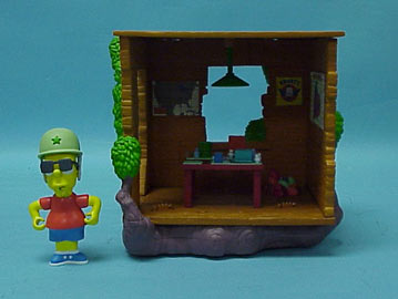bart action figure and treehouse playset