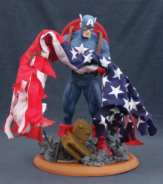 MARVEL MILESTONES: CAPTAIN AMERICA STATUE