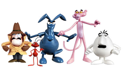 pink panther action figures