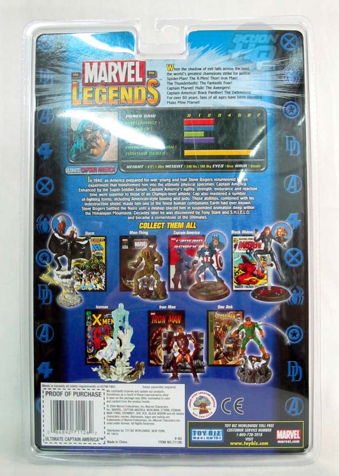 Carded Marvel Legends 8 Action Figures