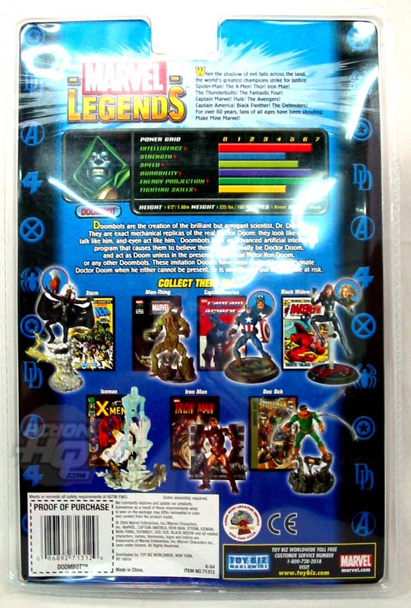 Carded Marvel Legends 8 Action Figures