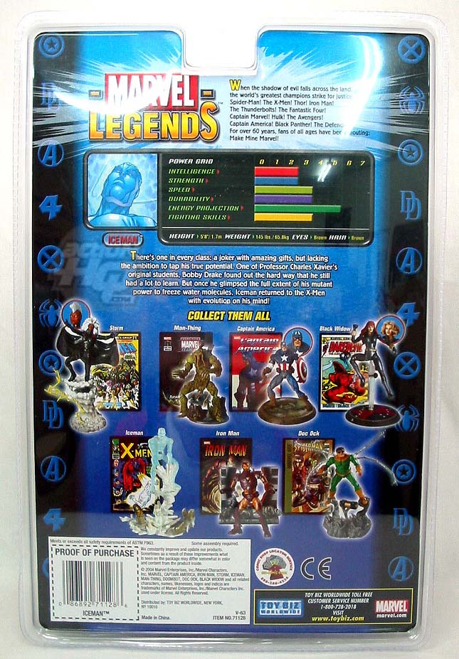 Carded Marvel Legends 8 Action Figures