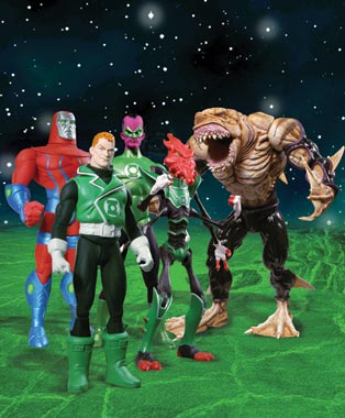 green lantern action figures, series 2